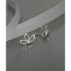 Sterling Silver Cubic Zirconia Lotus Flower Stud Earrings sold by Zulily
