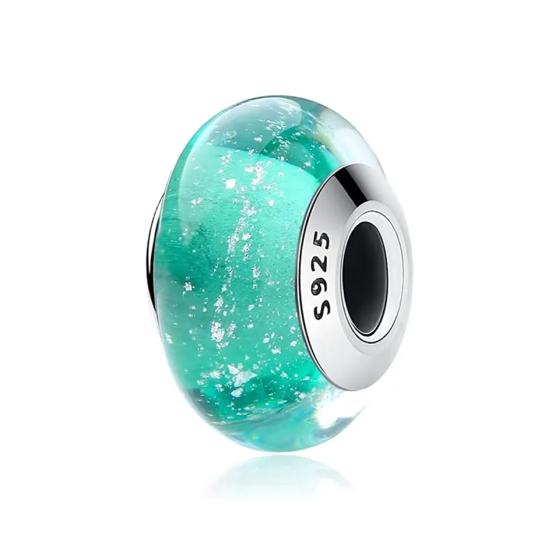 Sterling Silver Mint Green Turquoise Bracelet Charm made by Zulily