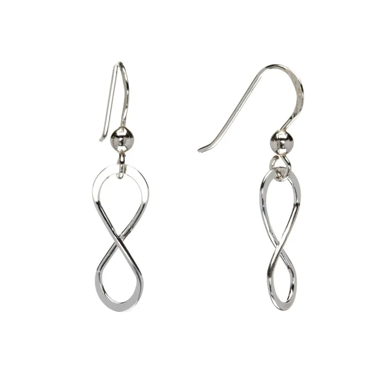 Sterling Silver Infinity Drop Earrings sold by Zulily