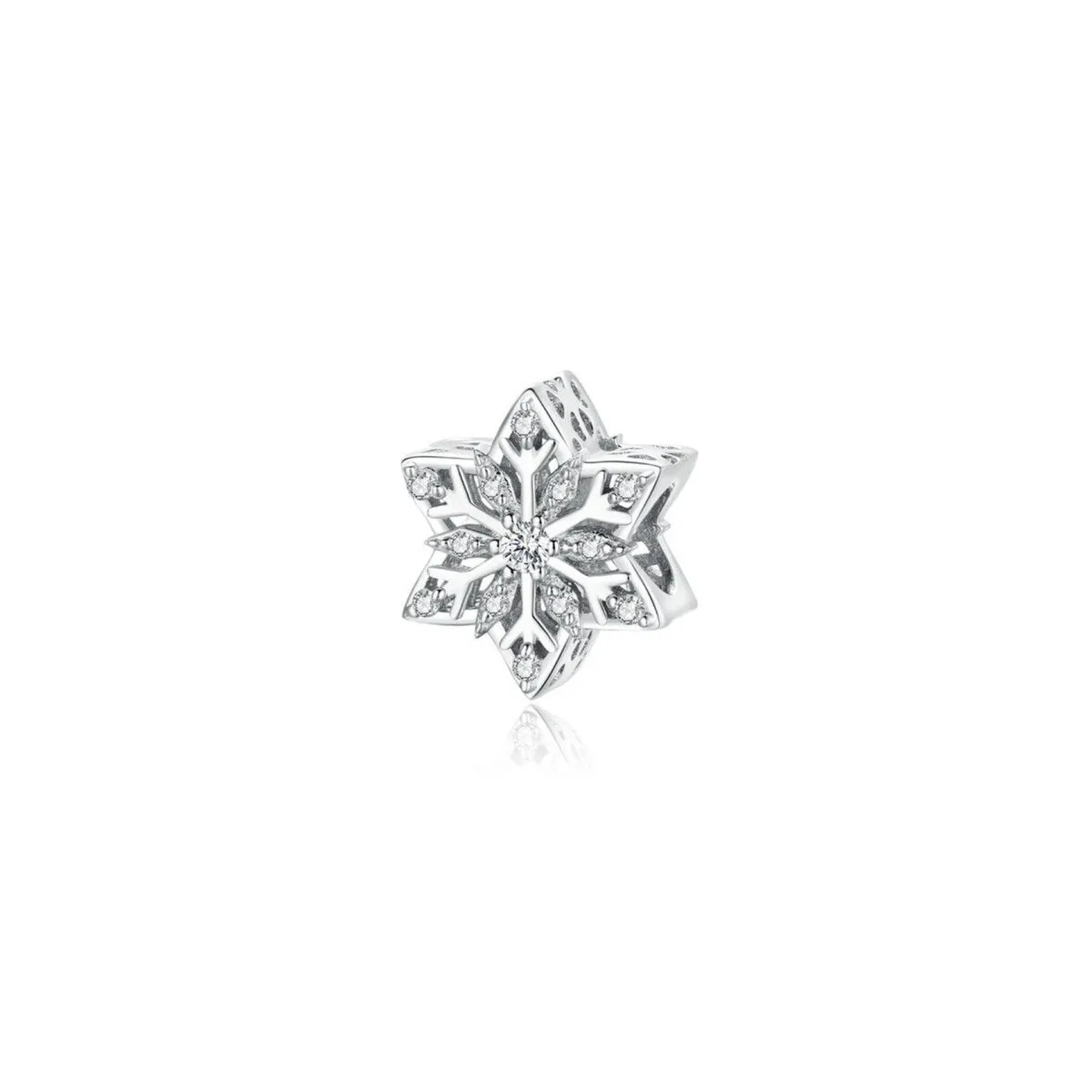 Sterling Silver Cutout-Snowflake Charm sold by Zulily