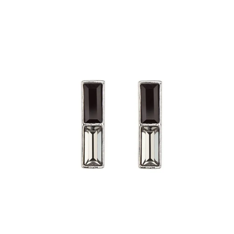 Ombre Crystal Bar Stud Earrings sold by Zulily