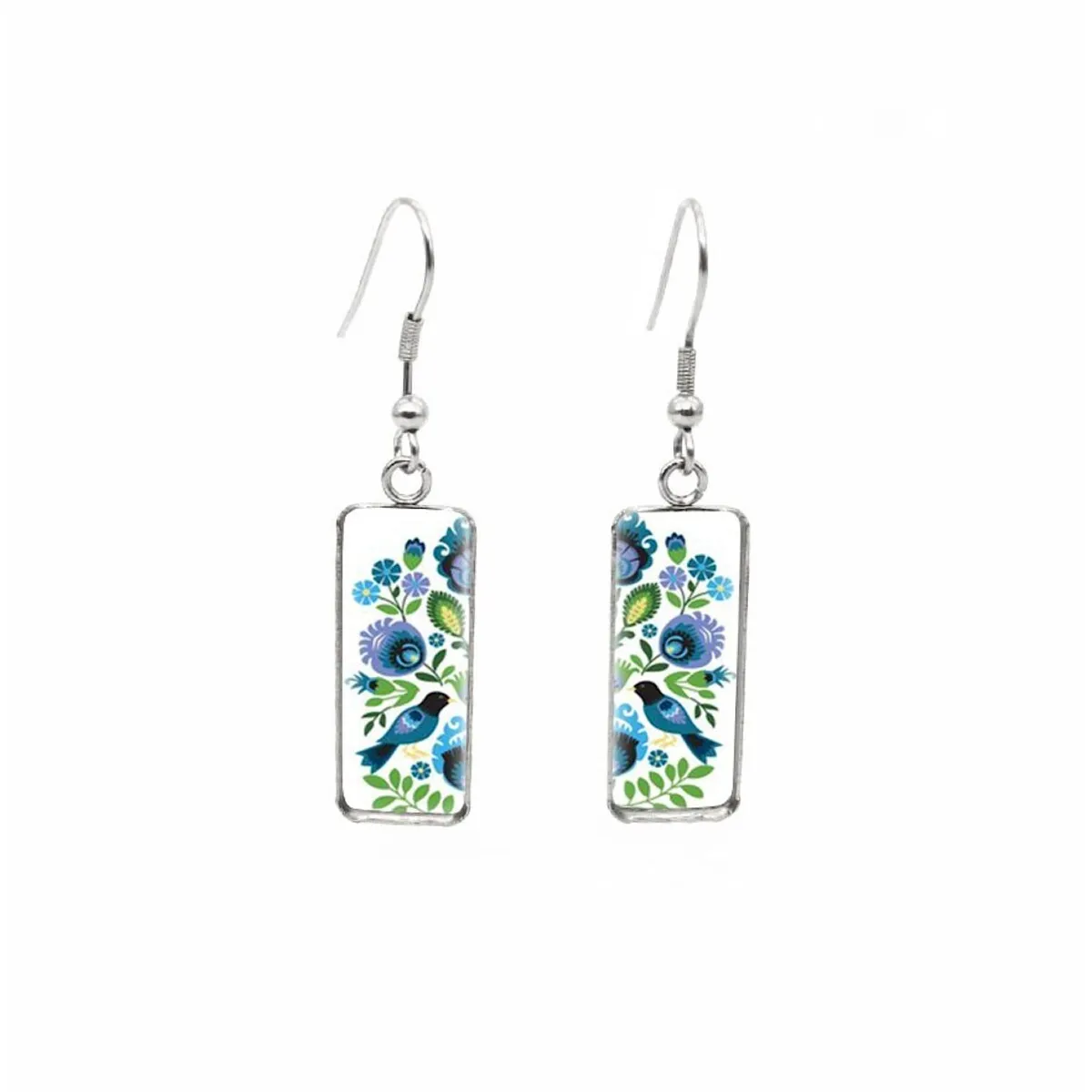 Patterned Rectangular Drop Earrings sold by Zulily product image thumbnail 5