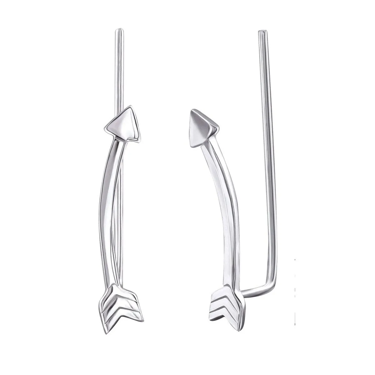 Sterling Silver Arrow Ear Climbers sold by Zulily