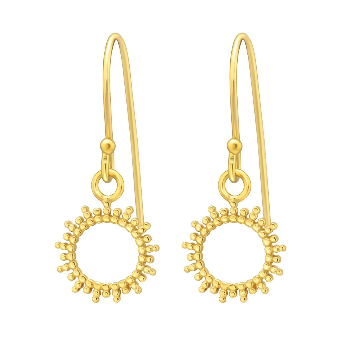 Goldtone Squiggle Ear Climbers sold by Zulily