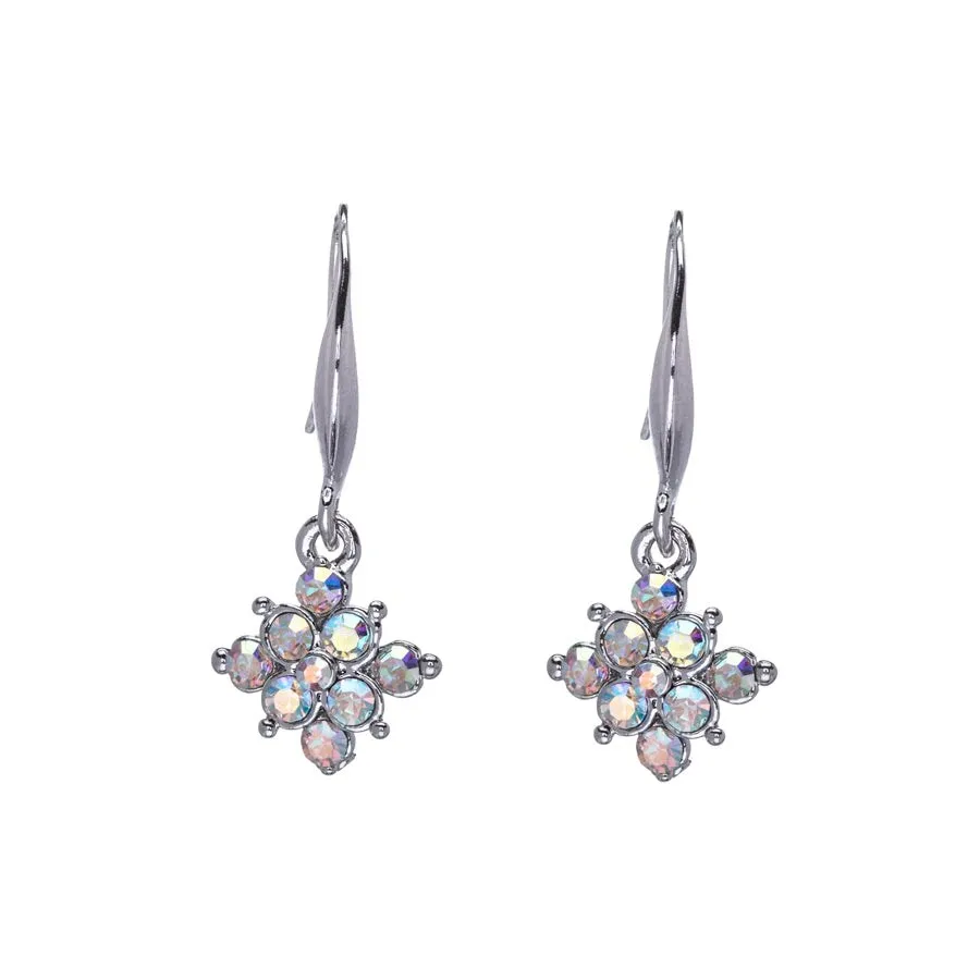 Aurora Borealis Swarovski Crystal Sparkle Drop Earrings sold by Zulily