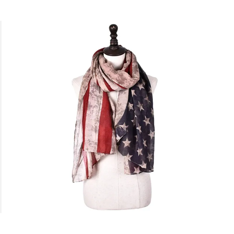 Stars and Stripes Flag Scarf sold by Zulily