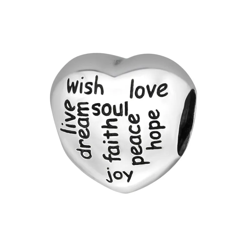 Sterling Silver 'Love' Affirmation Charm sold by Zulily
