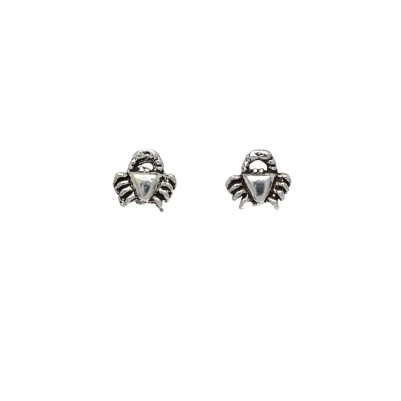 Sterling Silver Crab Stud Earrings sold by Zulily