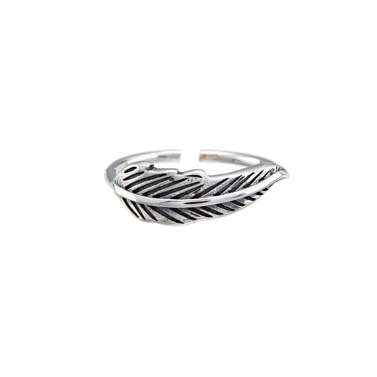 Sterling Silver Feather Toe Ring sold by Zulily