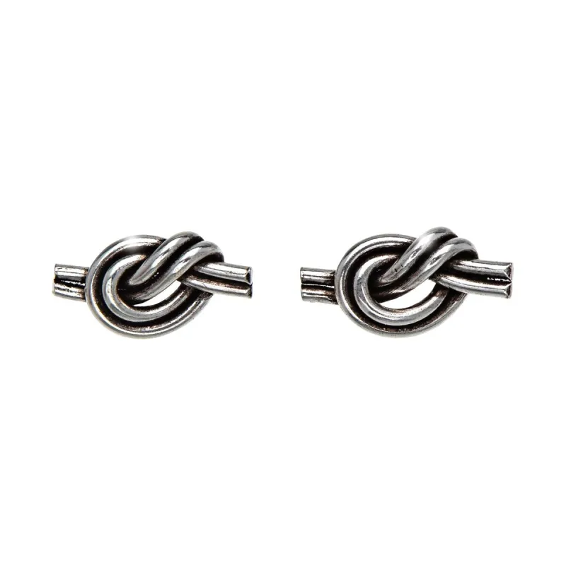 Sterling Silver Knot Stud Earrings sold by Zulily