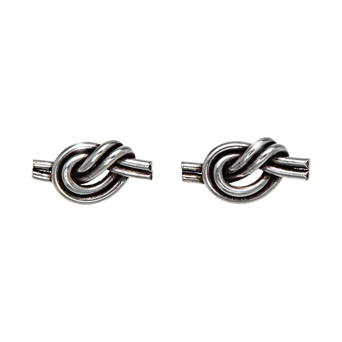 Sterling Silver Knot Stud Earrings sold by Zulily