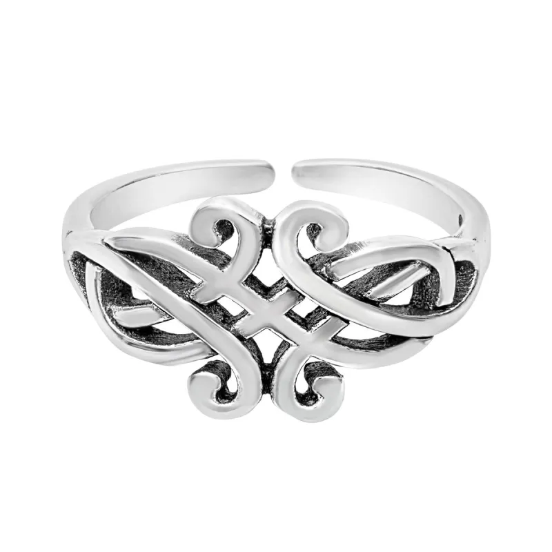 Sterling Silver Looped Celtic Toe Ring sold by Zulily