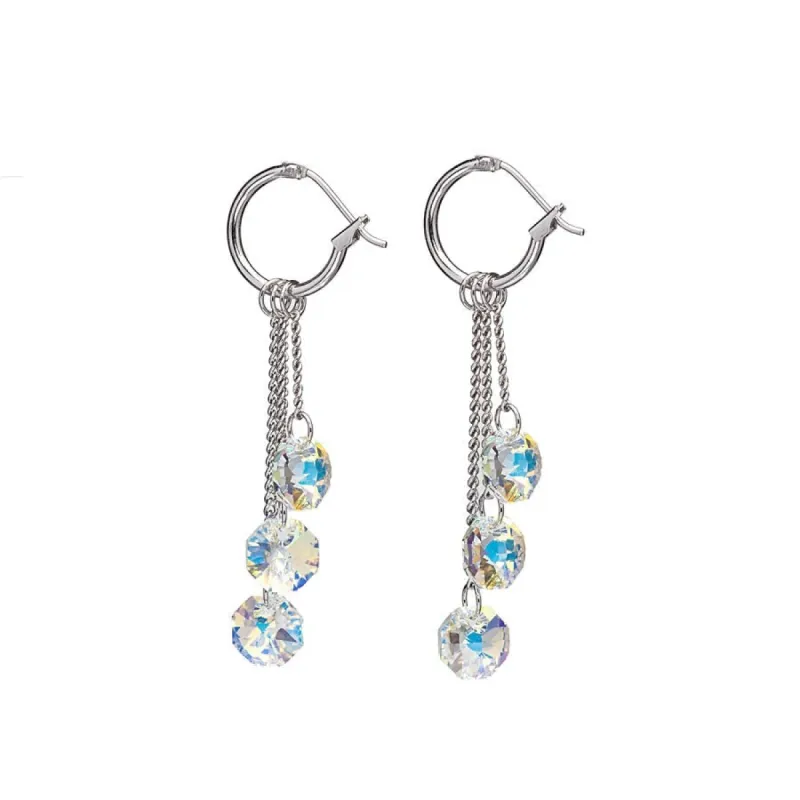 Aurora Borealis Drop Earrings With Swarovski Crystals - Aurora Borealis sold by Zulily