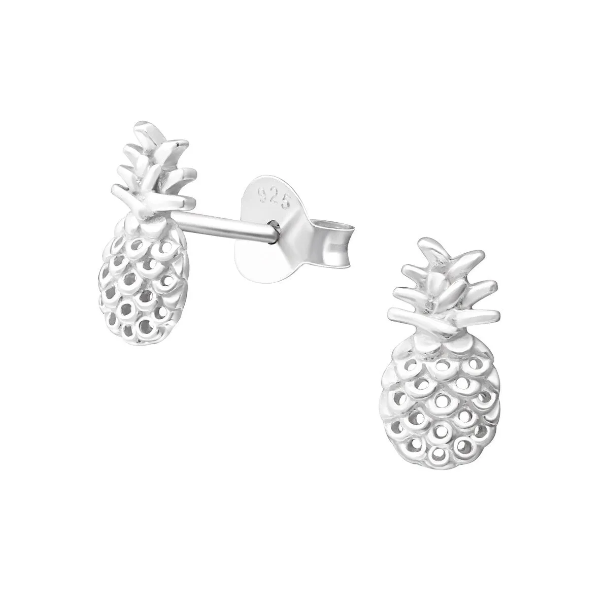 Sterling Silver Pineapple Stud Earrings sold by Zulily
