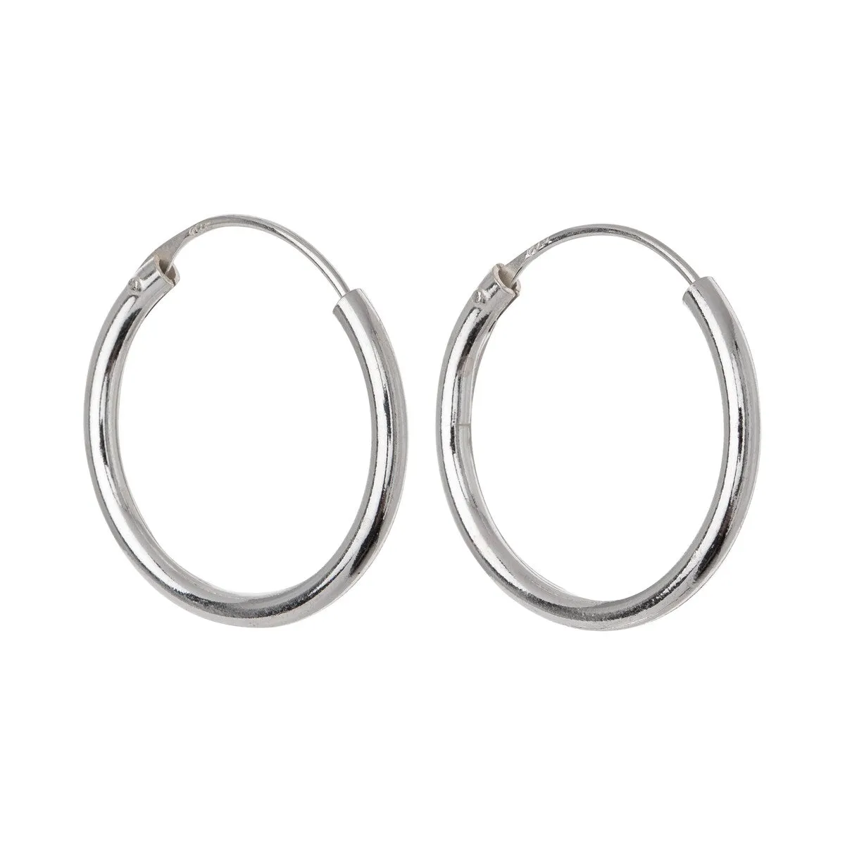Sterling Silver Everyday Hoop Earrings sold by Zulily