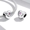 Pink Cubic Zirconia & Sterling Silver 'Forever Mom' Heart Charm sold by Zulily