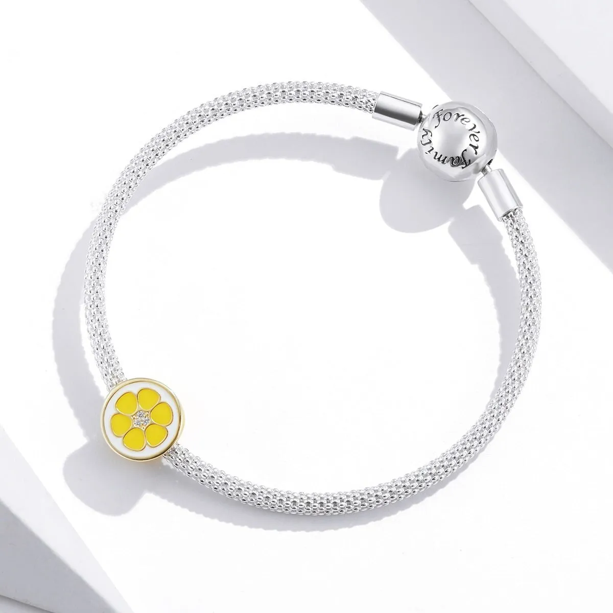 Yellow Cubic Zirconia & Sterling Silver Lemon Charm sold by Zulily product image thumbnail 4