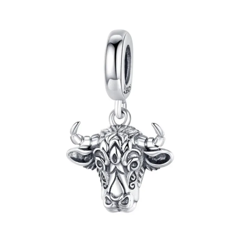 Sterling Silver Bull Charm sold by Zulily