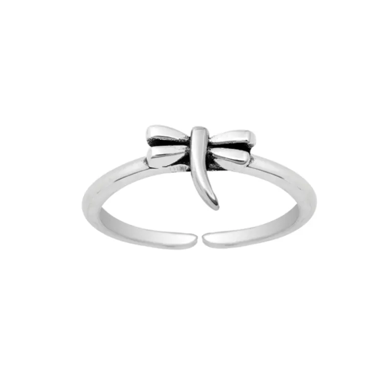 Sterling Silver Dragonfly Toe Ring sold by Zulily