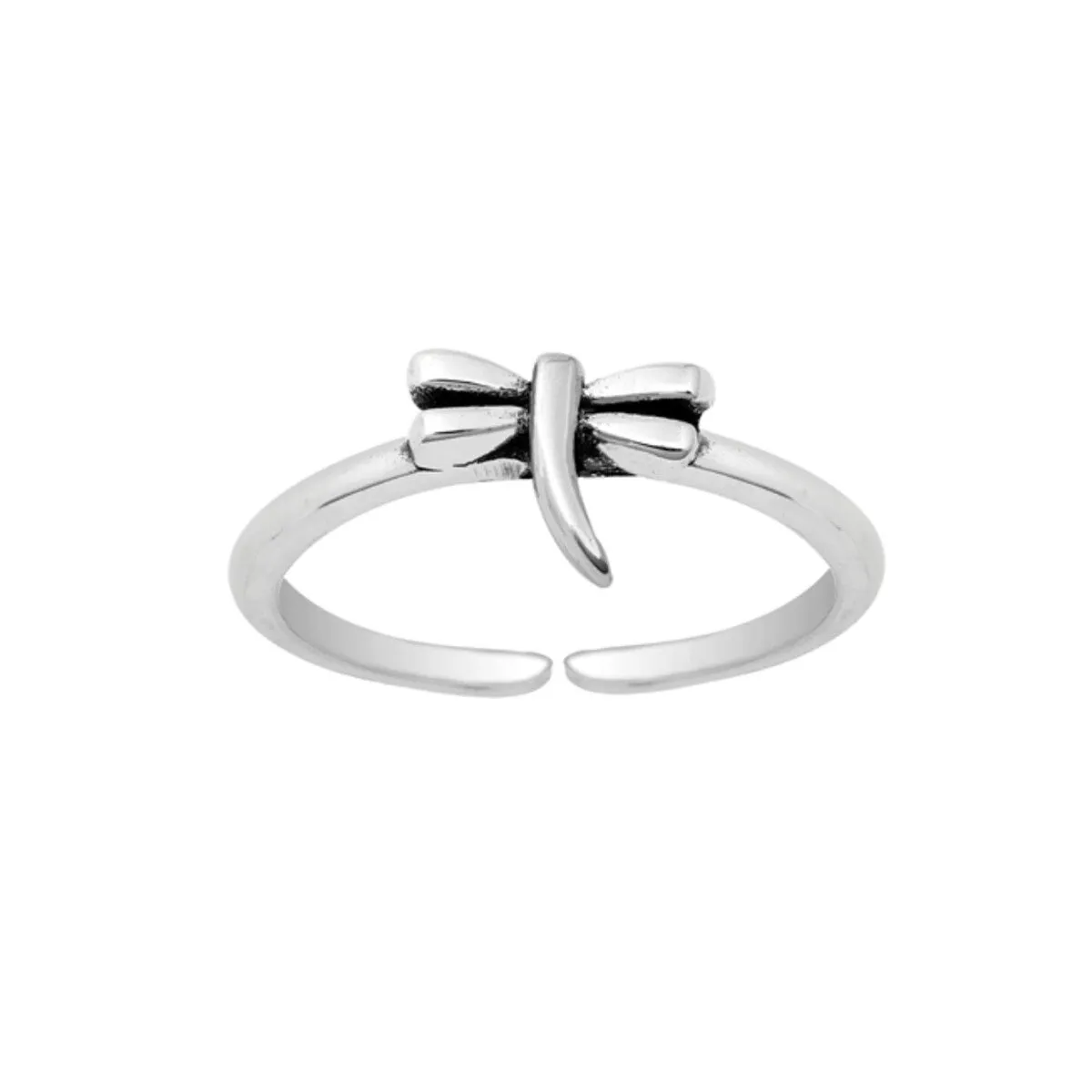 Sterling Silver Dragonfly Toe Ring sold by Zulily