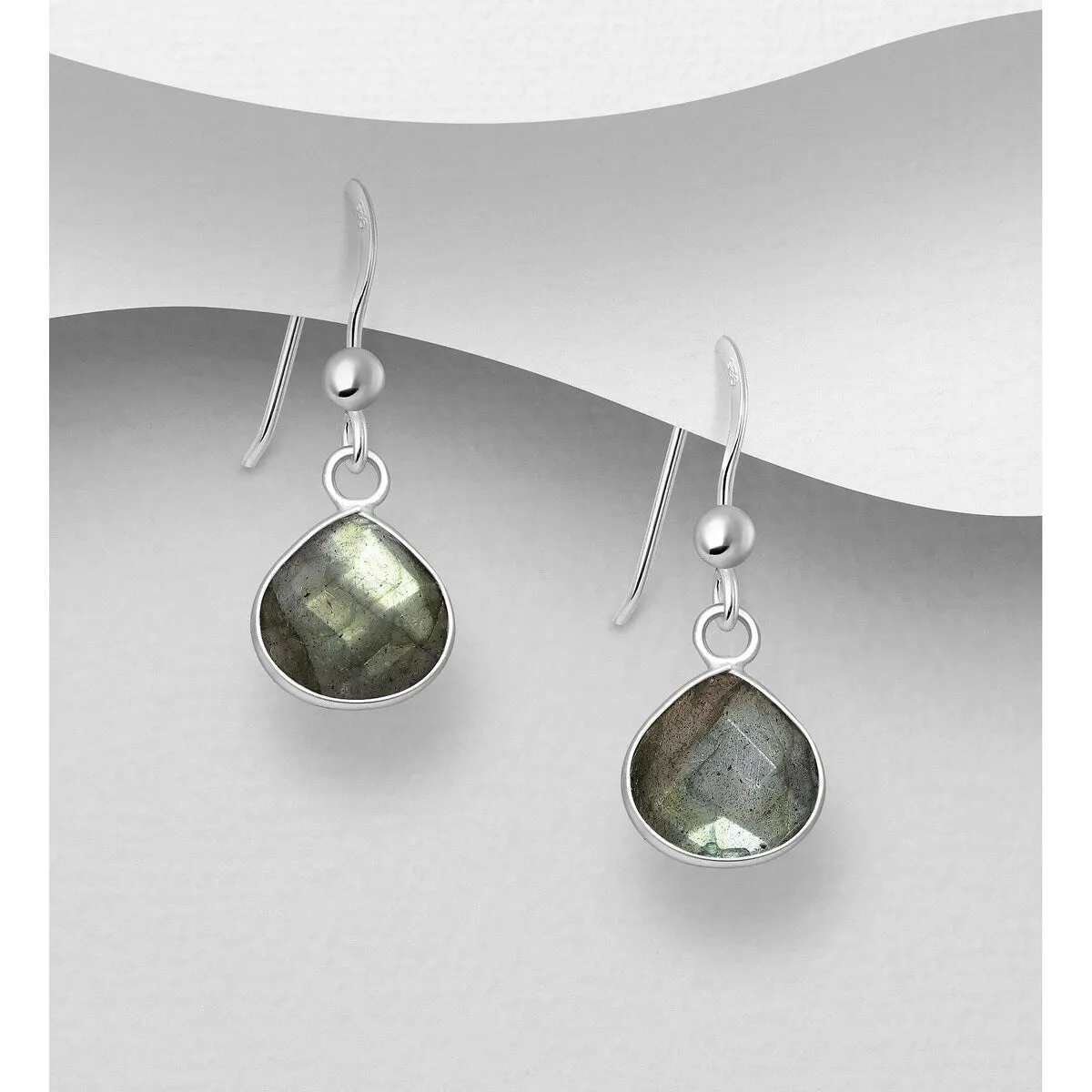 Sterling Silver Drop Earrings with Gemstones sold by Zulily