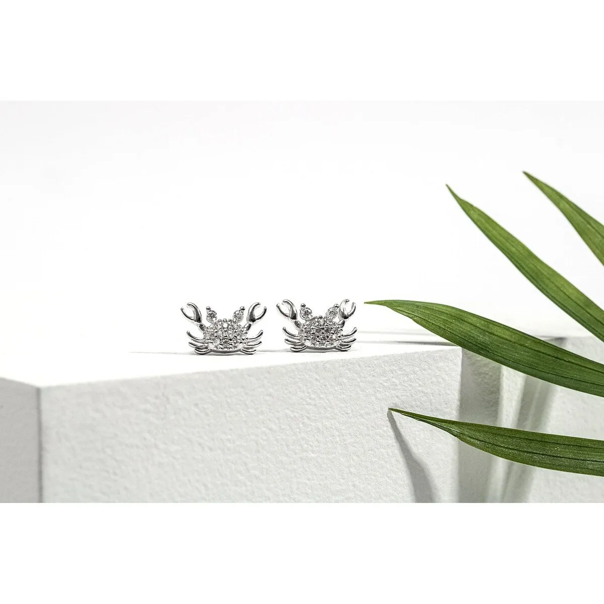 Sterling Silver Cubic Zirconia Stud Earrings sold by Zulily product image thumbnail 2