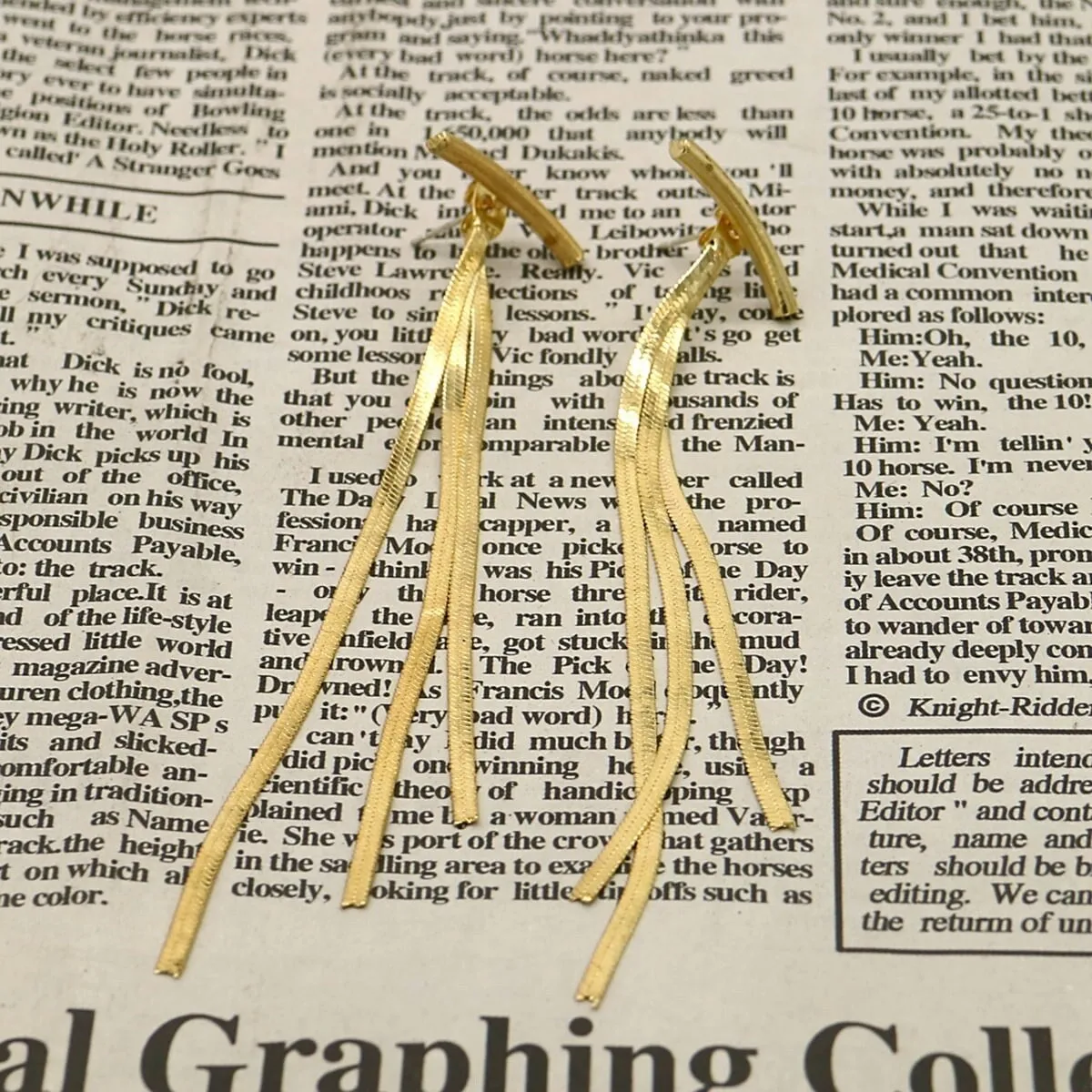 14K Gold Drop and Dangle Earrings for Women sold by Zulily product image thumbnail 3