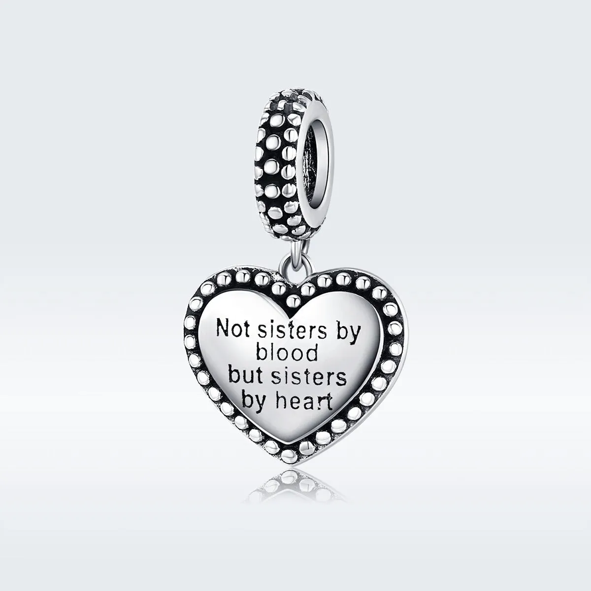 Sterling Silver 'Sister by Heart' Charm sold by Zulily product image thumbnail 4