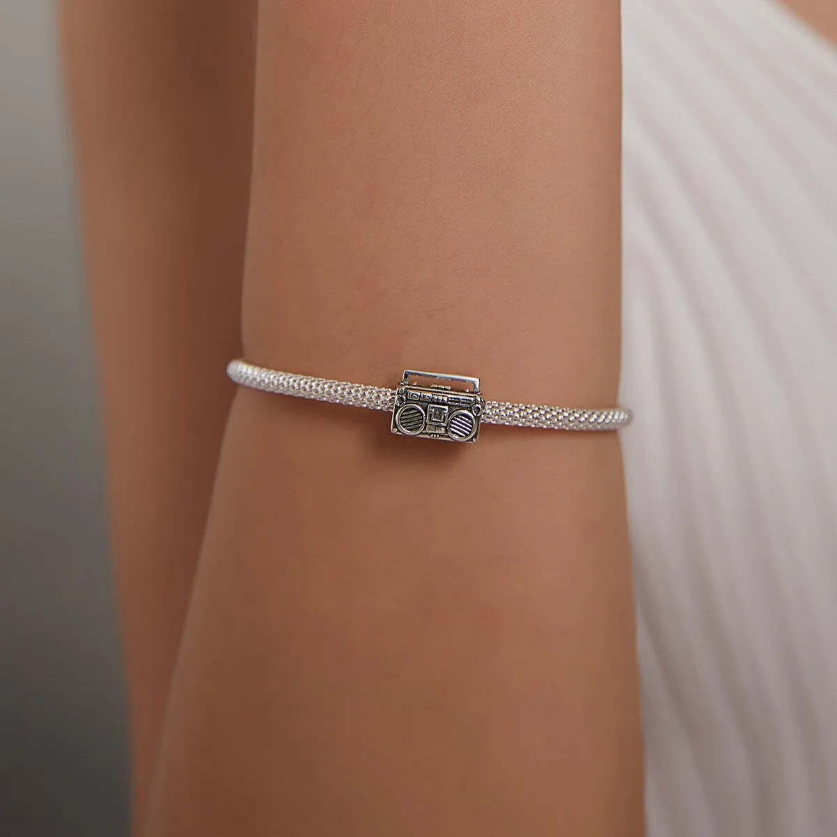 Sterling Silver Radio Charm sold by Zulily product image thumbnail 4