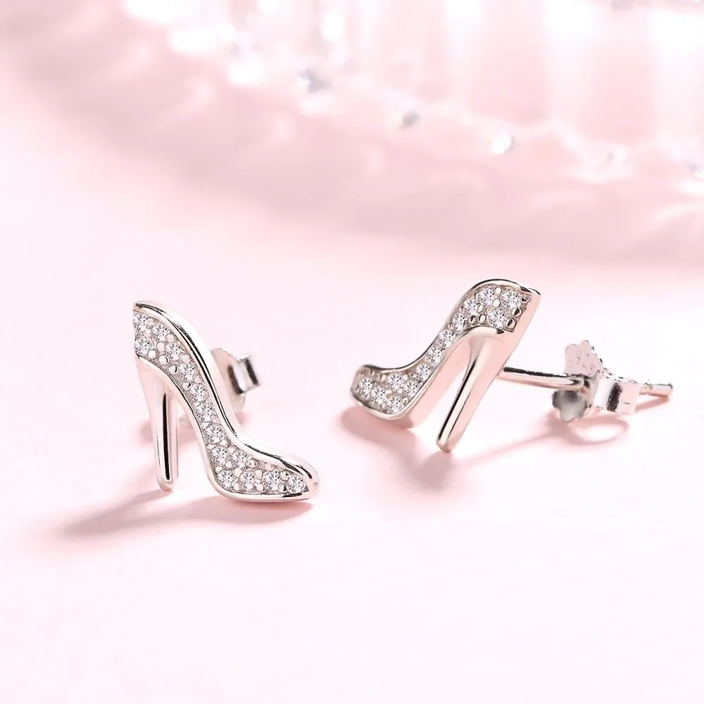 Sterling Silver Stiletto Stud Earrings with Crystals from Swarovski sold by Zulily product image thumbnail 2