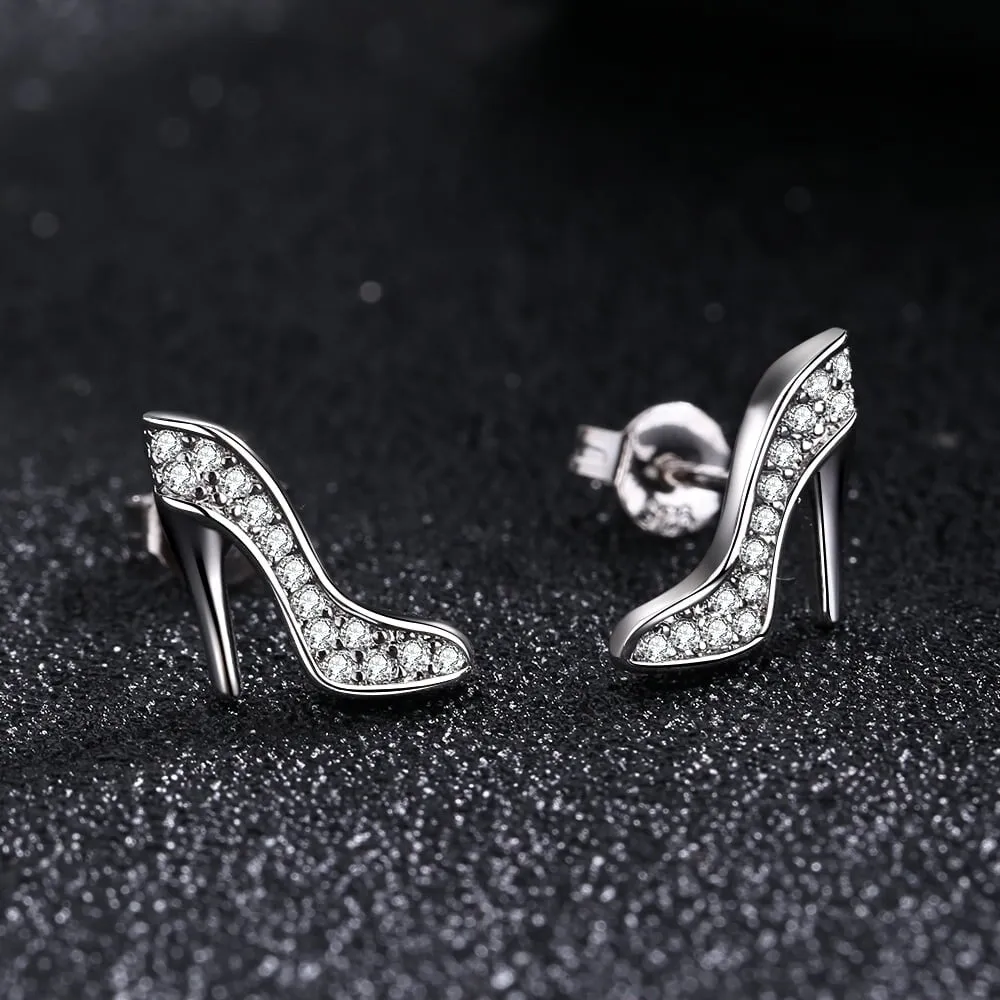 Sterling Silver Stiletto Stud Earrings with Crystals from Swarovski sold by Zulily product image thumbnail 3