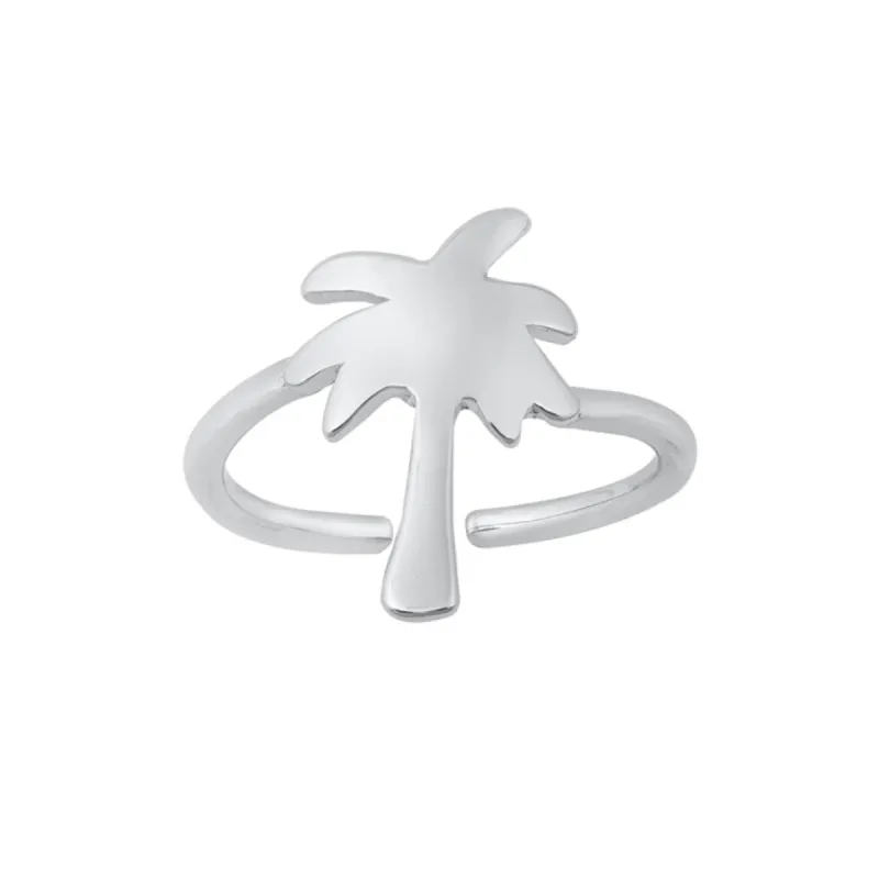 Sterling Silver Palm Tree Toe Ring made by Zulily