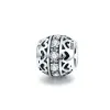 Cubic Zirconia & Sterling Silver Round Heart Charm sold by Zulily