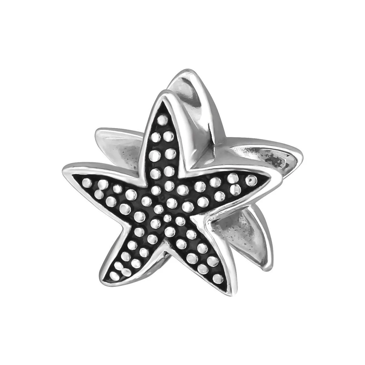 Sterling Silver Dotted Starfish Charm sold by Zulily