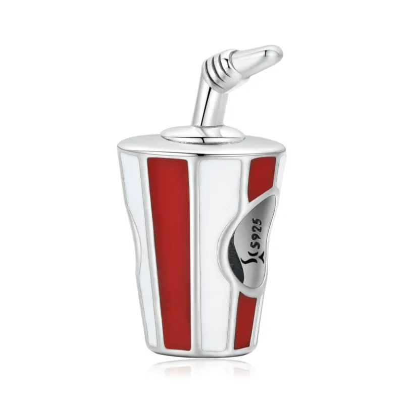 Sterling Silver Soda Drink Charm sold by Zulily
