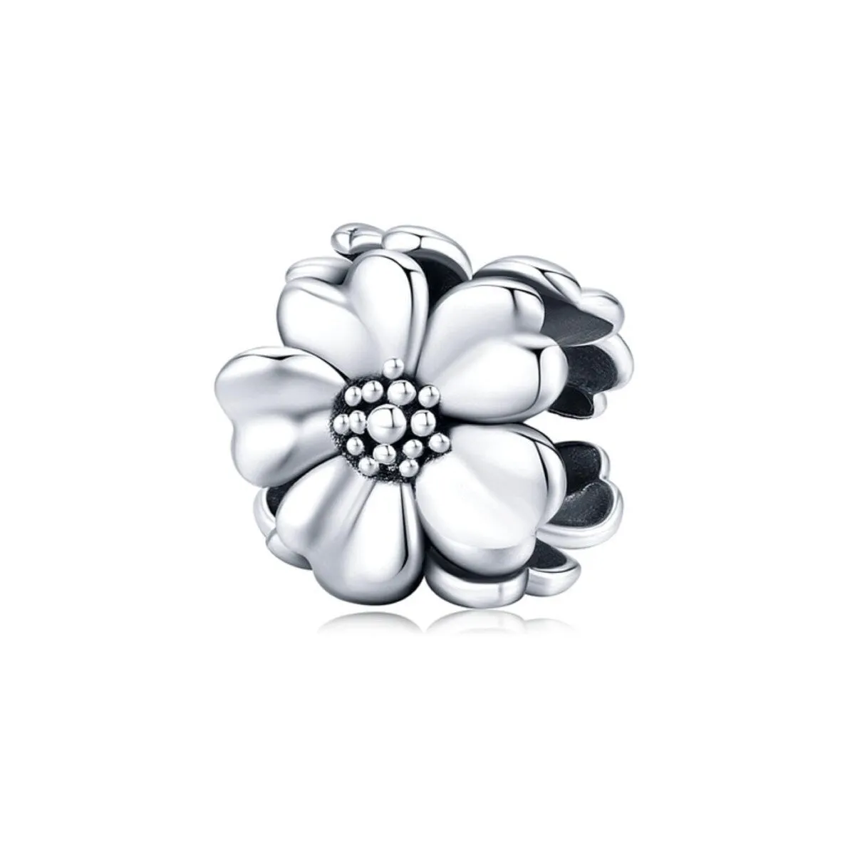 Sterling Silver Flower Charm Bead sold by Zulily
