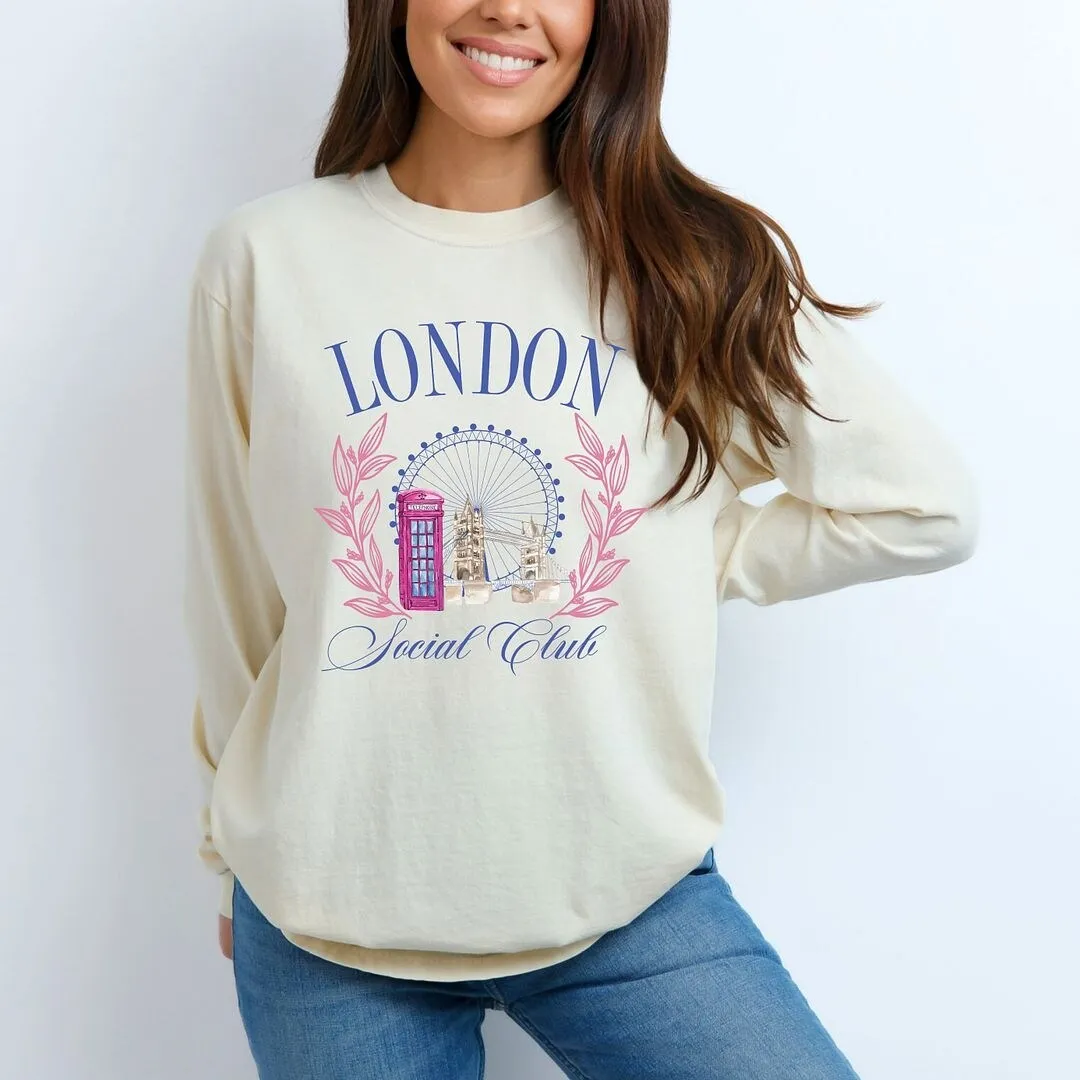 London Social Club Garment Dyed Long Sleeve sold by Zulily product image thumbnail 2