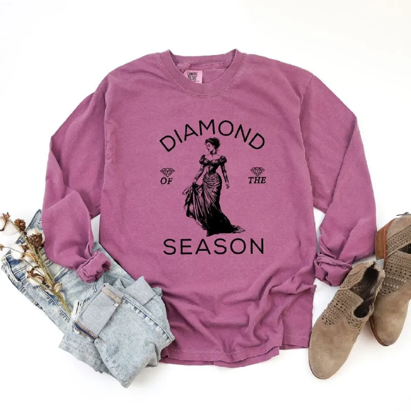 Diamond Season Garment Dyed Long Sleeve sold by Zulily