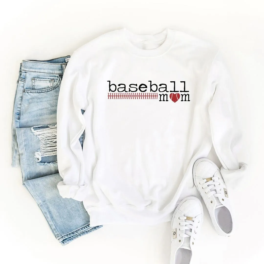 Baseball Mom Colorful Graphic Sweatshirt sold by Zulily