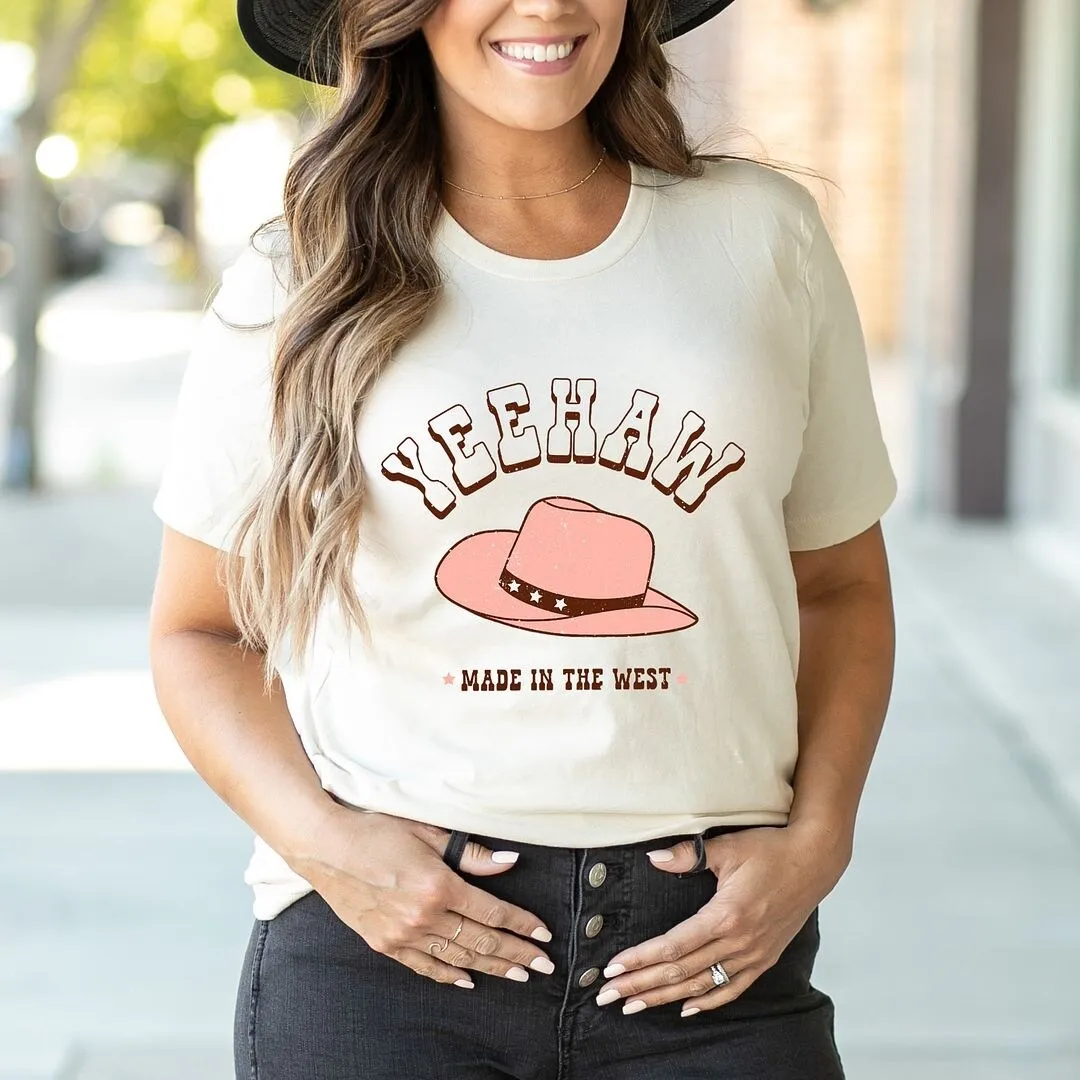 Yeehaw Made in the West Short Sleeve Crewnneck Tee sold by Zulily product image thumbnail 3