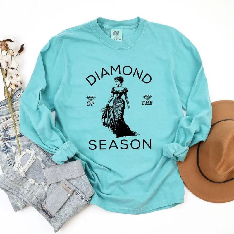 Diamond Season Garment Dyed Long Sleeve sold by Zulily