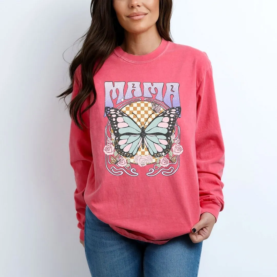 Mama Butterfly Garment Dyed Long Sleeve sold by Zulily product image thumbnail 2