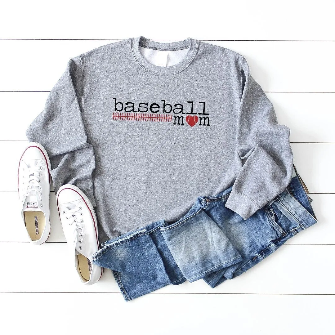 Baseball Mom Colorful Graphic Sweatshirt sold by Zulily