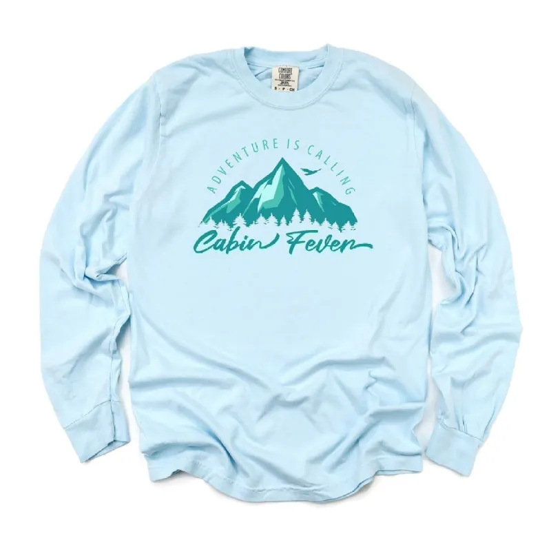 Cabin Fever Mountains Garment Dyed Long Sleeve sold by Zulily