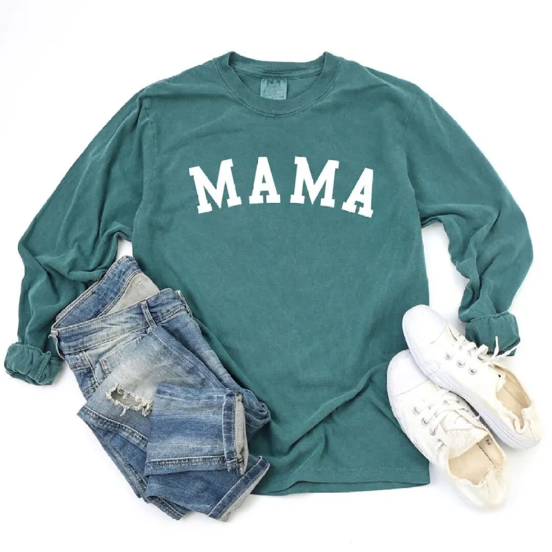 Mama Bold Garment Dyed Long Sleeve sold by Zulily