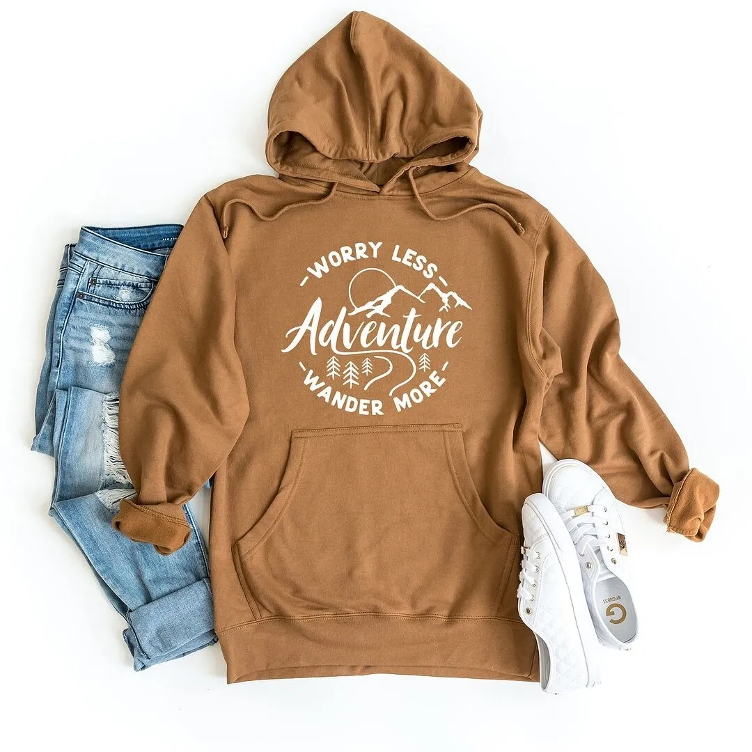 Worry Less Wander More Graphic Hoodie sold by Zulily