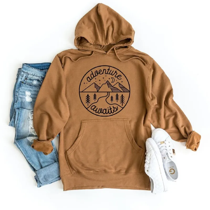 Adventure Awaits Graphic Hoodie sold by Zulily