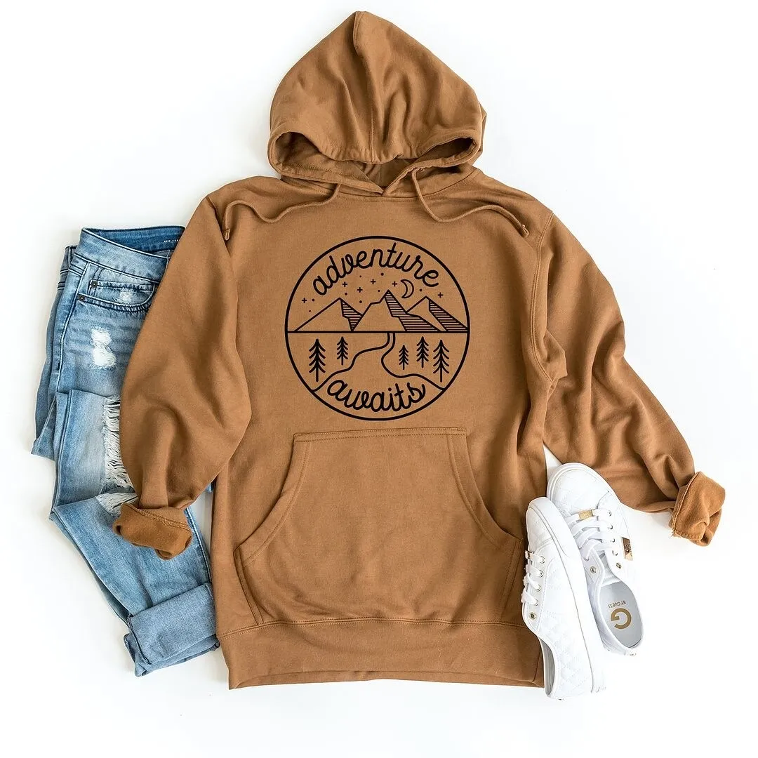 Adventure Awaits Graphic Hoodie sold by Zulily
