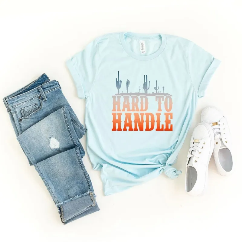 Hard to Handle Short Sleeve Crewnneck Tee sold by Zulily