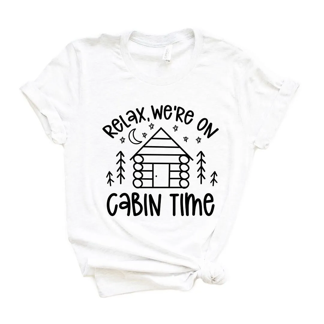We're On Cabin Time Short Sleeve Crewnneck Tee sold by Zulily product image thumbnail 2
